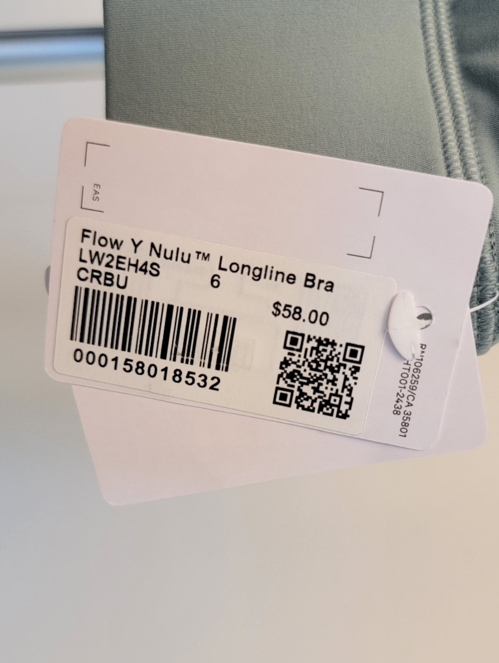 NWT Lululemon Flow Y Nulu Longline Bra 6 - Picture 3 of 3